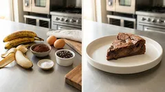 Banánovo-čokoládový dezert bez mouky: vláčný a hotový za půl hodiny