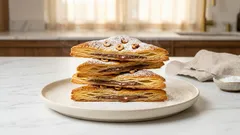 Křupavé listové trojúhelníčky s Nutellou a lískovými ořechy – hotové za 20 minut