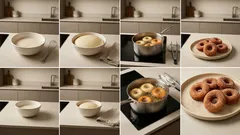 Domácí donuty se skořicí: nadýchané kynuté kroužky, které se vždy povedou