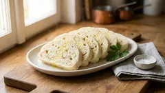 Domácí houskové knedlíky vařené ve vodě – nadýchané a krásně měkké