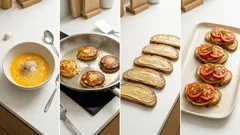 Obložené chleby s vaječným řízkem: rychlá večeře, která zasytí a hezky křupe