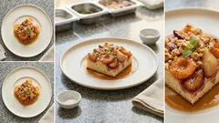 Kynutý ovocný koláč s drobenkou: vláčné těsto, které unese hodně ovoce