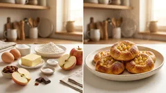 Jablečné koláčky bez kynutí: hotové za pár minut a krásně vláčné