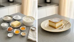 Linecký koláč s tvarohem na plech: křehké těsto a jemná náplň, která vždy drží