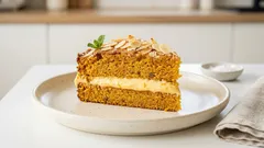 Mrkvový dort s datlemi a pomerančovým krémem – vláčný i bez bílé mouky