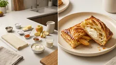 Listové taštičky s jablky a mascarpone krémem: nadýchaný dezert ke kávě