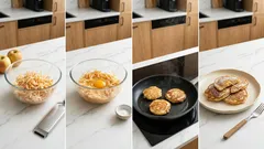 Jablečné placičky jen ze 2 jablek a 1 vejce: rychlá sladká svačina na pánev