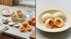 Kynuté meruňkové knedlíky jako od babičky – nadýchané těsto krok za krokem