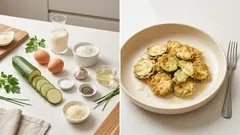 Křupavá cuketa v kefírovém těstíčku: rychlá večeře z jedné pánve