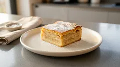 Babiččiny jablečné řezy s pudinkem a skořicí – krásně drží tvar