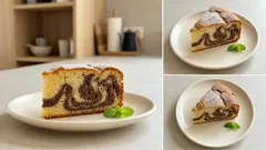 Nadýchaný mramorový koláč se Salkem: vláčný a hotový za 30 minut