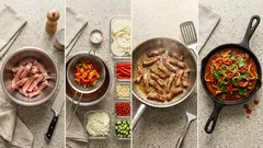 Katův šleh na pánvi: rychlá pikantní klasika s lečem, která zasytí